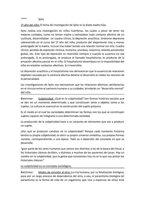 Psico Social Resumen De Todos Los Textos De La Materia Unidad 1