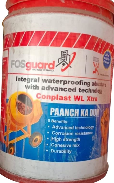 Liquid Fosroc Conplast Wl Xtra For Construction At Rs Drum In