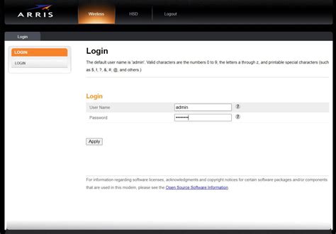 Switching On/Off WiFi on the modem Arris TG1652,TG2482 and TG2492 ...