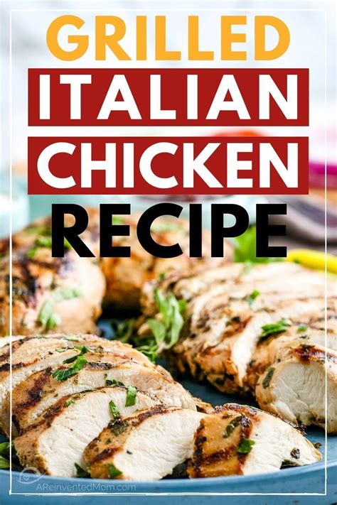 My Italian Grilled Chicken Breasts Are Literally Perfection With A Fresh Herb Marinade It