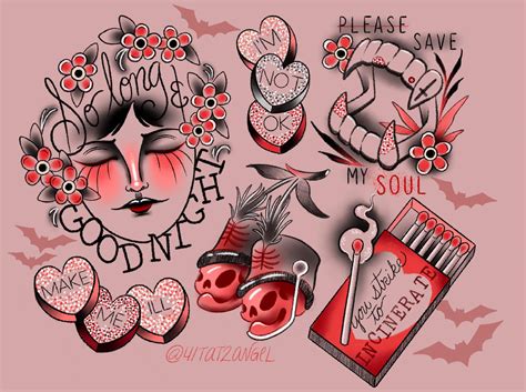 Made A Flash Sheet Of Mcr Designs Im A Tattoo Artist What Do You