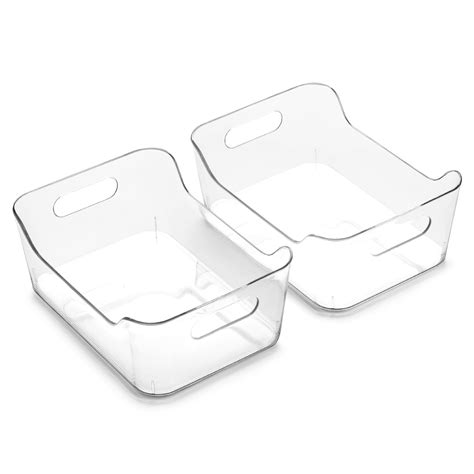 BINO | Plastic Storage Bins, Small - 2 Pack | THE SOHO COLLECTION ...