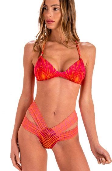 Balconette Bikini With Underwire Slip Dune Flakes Size S Color Fuchsia