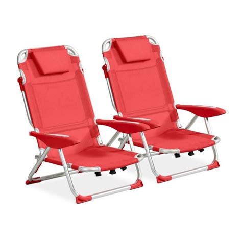 Fauteuil De Plage Clic Clac Des Plages By Innov Axe Lot De 2