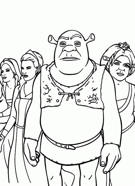 Princess Fiona Lord Farquaad Coloring Pages Shrek Coloring Pages To Print Click Here To Porn