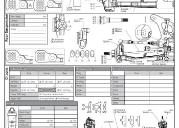 TLR 22X 4 Elite Setup Sheet