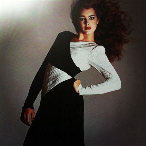 Brooke Shields In A Mary Mcfadden Dress Photographed By Richard Avedon 1979 Brooke Shields