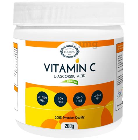 Fooding Vitamin C L Ascorbic Acid Buy Bottle Of 200 0 Gm Powder At Best Price In India 1mg