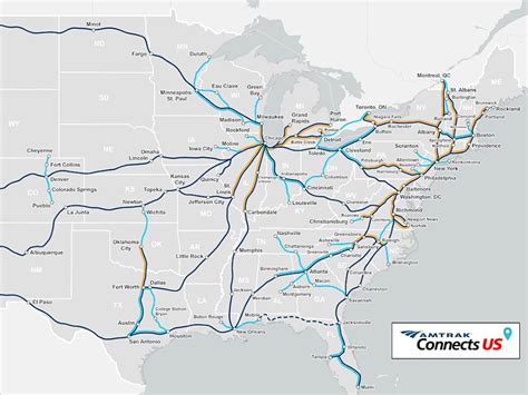 Amtrak releases map of expanded US rail network it says it can build ...