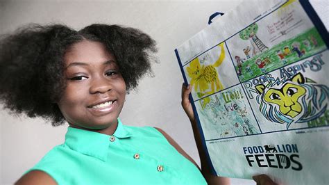 Newport News Teens Art Earns Place On Food Lion Bags Virginia Peninsula Foodbank