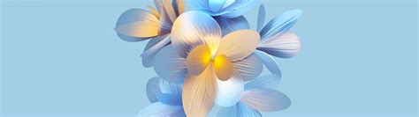 Abstract flower Wallpaper 4K, 5K, Floral designs, Cyan