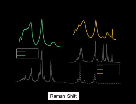 Experimental Raman Spectra Of BZT40 A And BNbT15 B Relaxor Systems