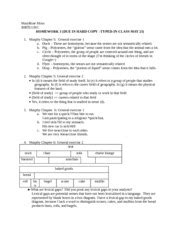 Lexical Semantics Homework 3 MaryRose Moss IHRTLUHC HOMEWORK 3 DUE IN