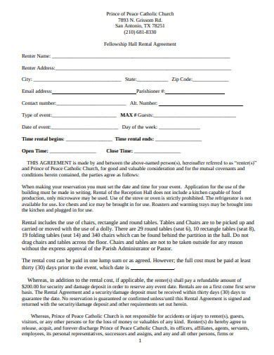 Banquet Hall Rental Agreement Template Kaesg Blog