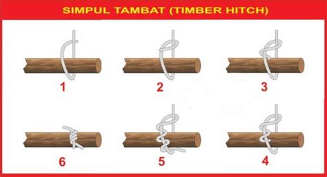 21 Tali Temali Dalam Pramuka Simpul Ikatan Jerat Pionering Lengkap