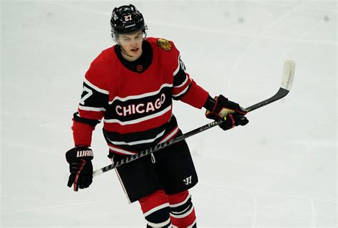 Blackhawks Send Top Prospect Lukas Reichel Back To Ahl The Athletic