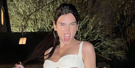 Dua Lipa Wears Nothing But A Bikini And Snow Boots In The Cotswolds