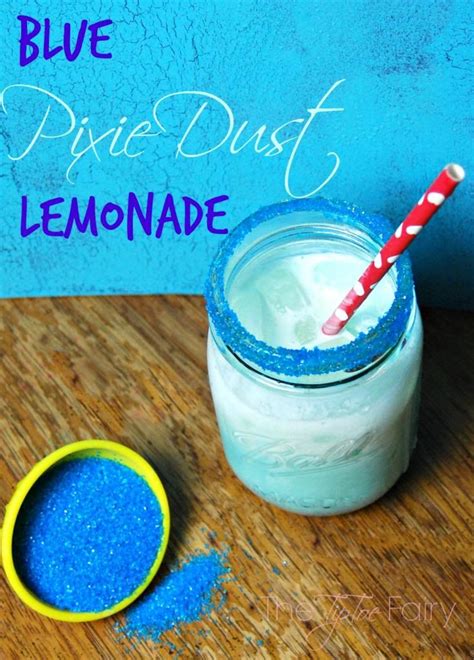 Blue Pixie Dust Lemonade A Fun Little Mocktail Drink Recipe For The