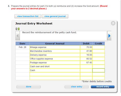 Journal Entry Worksheet Mcgraw Hill Printable Calendars At A Glance