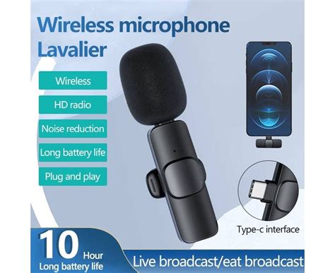 K8 Wireless Microphone For Mobile Type C Lightning