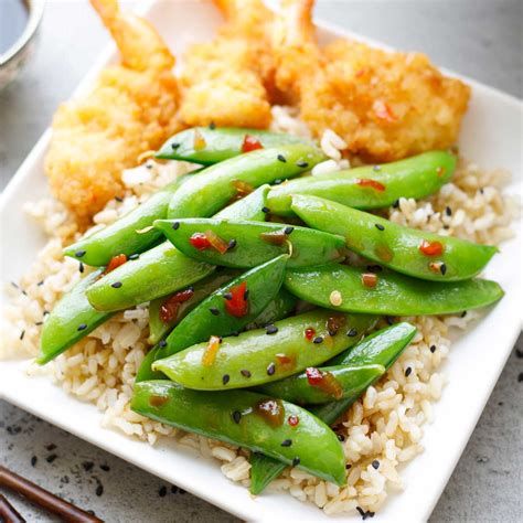 5 Minute Asian Sugar Snap Peas Two Healthy Kitchens