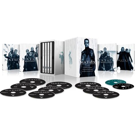 The Matrix 4 Film Collection 4K Ultra HD Steelbook Boxset Includes Blu