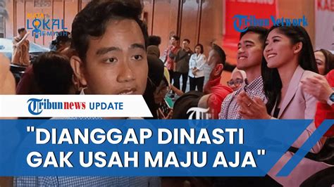 Jawaban Gibran Ditanya Soal Dinasti Politik Seusai Kaesang Erina