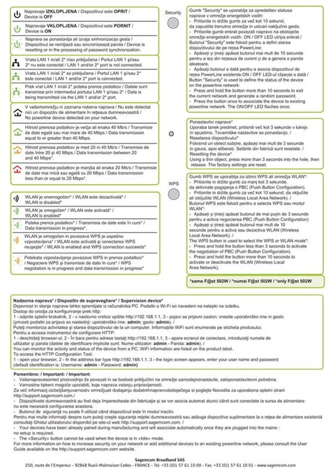 Sagemcom F ST Plug Wi Fi Pack Plus User Guide PDF