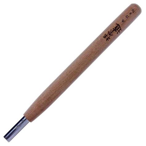 Michihamono Medium Wood Carving 9mm Straight U Gouge Tool With High