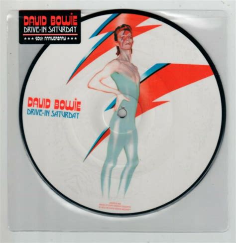 DAVID BOWIE Drive In Saturday 45RPM 7 Picture Disc Vinyl Record