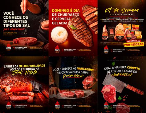 Social Media Churrasco Behance