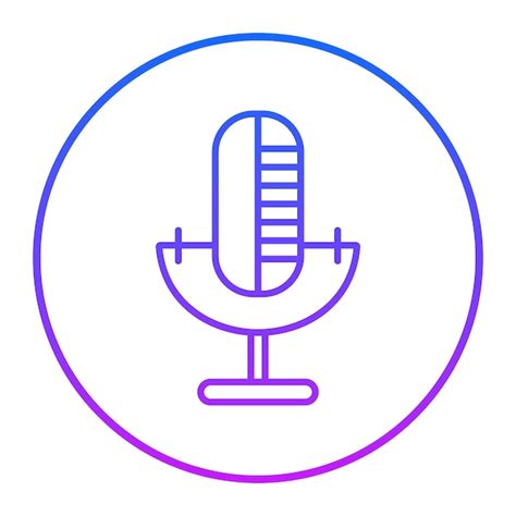 Premium Vector Microphone Vector Illustration