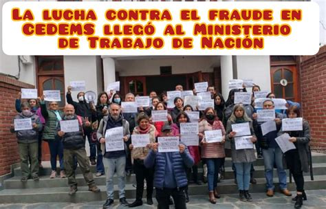 La lucha contra el fraude en CEDEMS llegó al Ministerio de Trabajo de