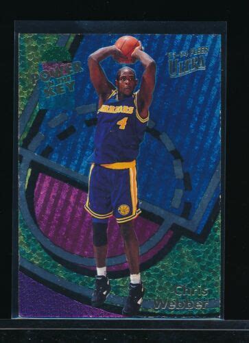 Fleer Ultra Chris Webber Power In The Key Insert Swsw Rookie