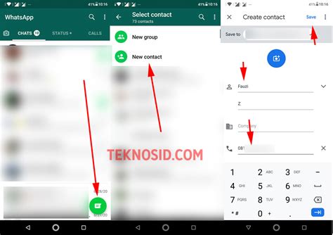 Cara Tambah Kontak Di Whatsapp Teknosid