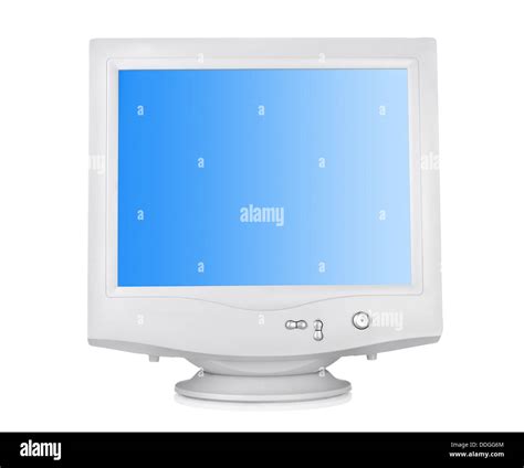 CRT monitor isolated Stock Photo - Alamy