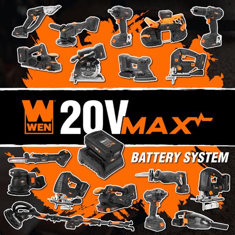 Wen 20691 20v Max 6 5 Inch Cordless Brushless Plunge Cut Variable Spee — Wen Products