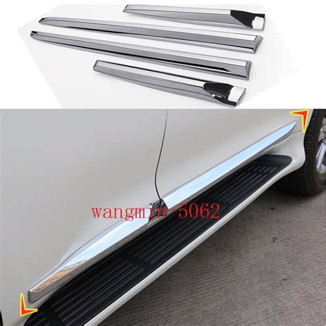 For Lexus Gx Chrome Abs Body Guard Molding Strip Trim Side