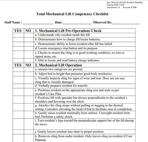 30+ Professional Competency Checklist Templates [in WORD & PDF] - Day To Day Email