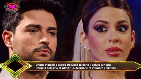 Oriana Marzoli e Giaele De Donà tolgono il saluto a Nikita torna il