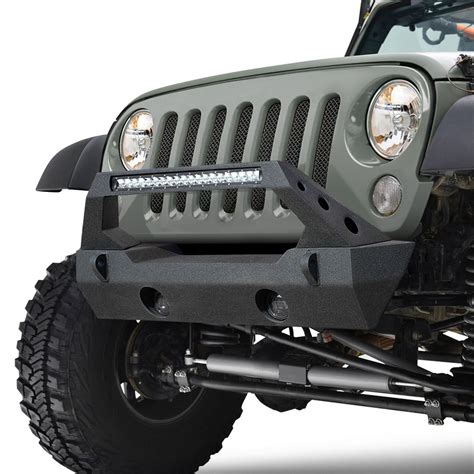 Dv Offroad Jeep Wrangler Fs Stubby Blacked Front Winch Hd