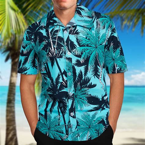 Verpetridure Mens Casual Hawaiian Shirts Short Sleeve Button Down T