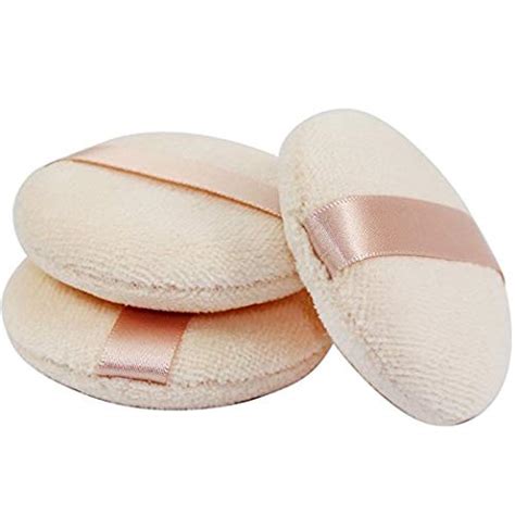 Amazon.com: Joly Powder Puff for Makeup Face Powder (3 Pieces) : Beauty ...