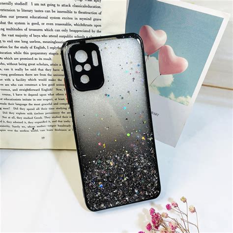 Redmi Note 10 Pro 10S 9S 9 9A 9T Bling Funda De Teléfono Transparente