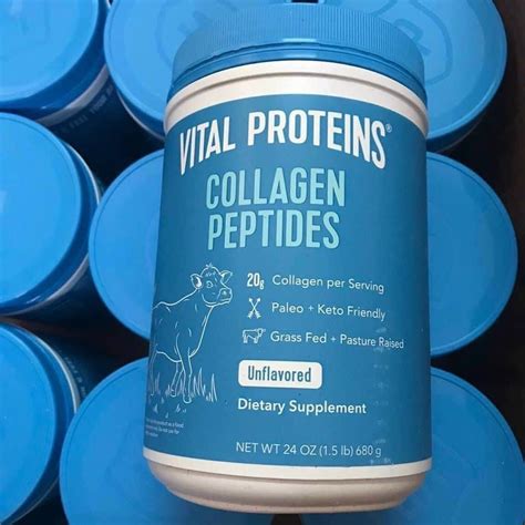 Vital Proteins Collagen Peptides Unflavored 24 Oz Dented Cannister Health And Nutrition