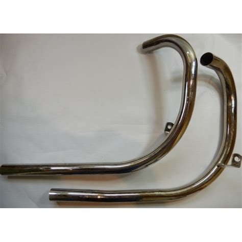 Bsa A Swinging Arm Chrome Down Pipes Made In Uk Oem No