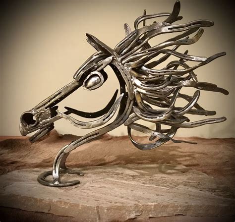 Pin By Jim On Horseshoe Metal Sculpture Welding Art Projects