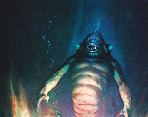 Sea Monster Frank Frazetta Vintage Fantasy Art Print Sci Fi Deep Sea