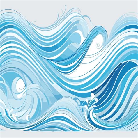 Premium Vector Wave Patterns Vector