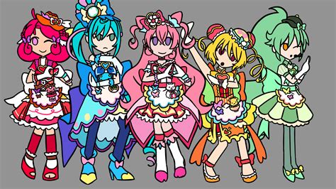 Delicious Party Precure (5 Groups) by Vivio-Ai on DeviantArt